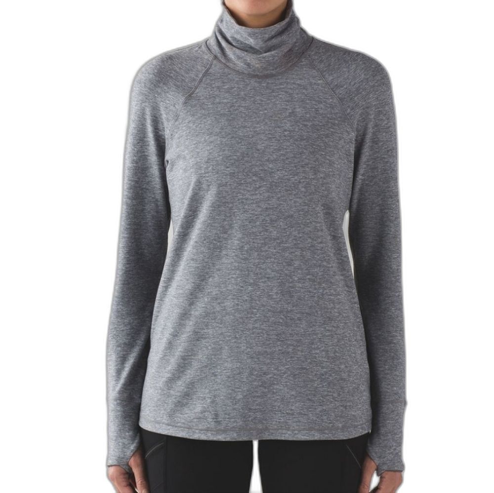 Lululemon Hill And Valley Turtleneck Slate size 4 Pullover